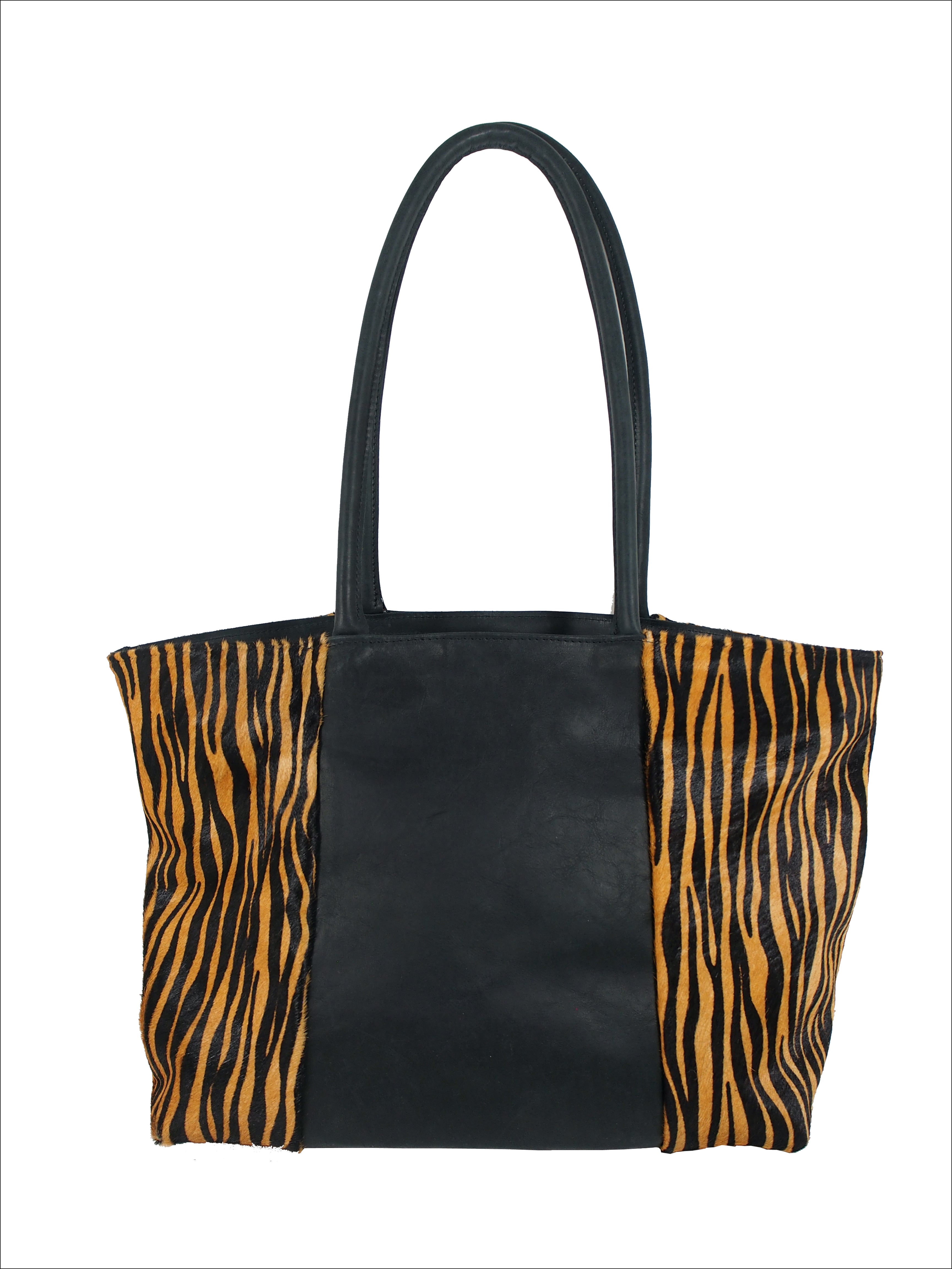 Ondoorzichtig kolonie Hoes Leren tas met tijgerprint. – Yicke || Bags & accessories